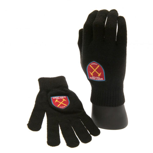 111789 West Ham United FC Knitted Gloves Junior