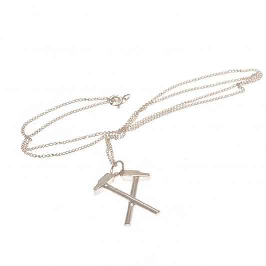 122137 West Ham United FC Sterling Silver Pendant Chain HM 1