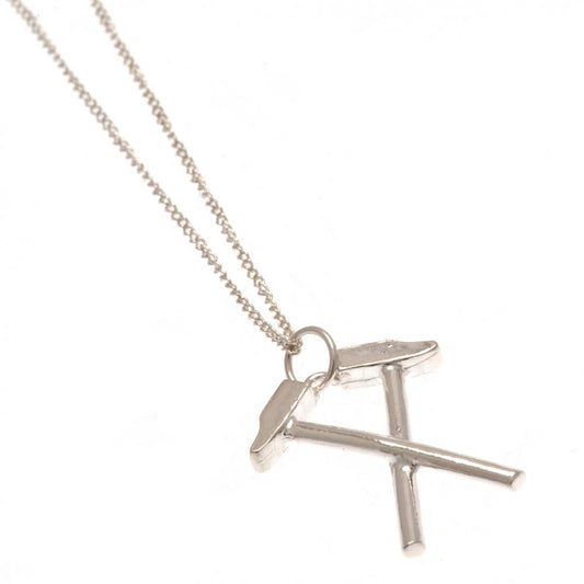 122137 West Ham United FC Sterling Silver Pendant Chain HM