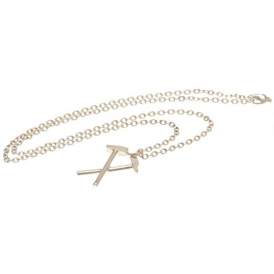 132103 West Ham United FC Silver Plated Pendant Chain HM
