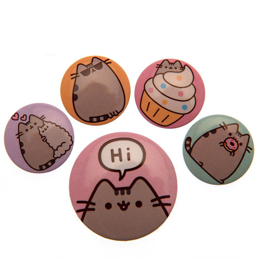 147765 Pusheen Button Badge Set