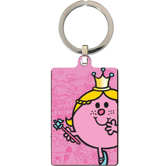 160407 Little Miss Princess Metal Keyring 1