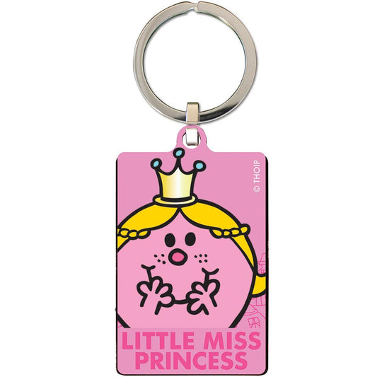 160407 Little Miss Princess Metal Keyring