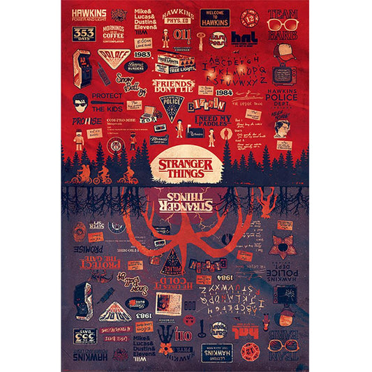 160438 Stranger Things Poster The Upside Down 145