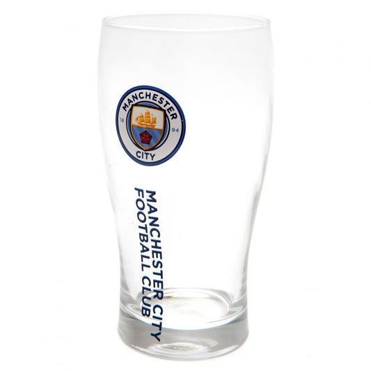 164901 Manchester City FC Tulip Pint Glass 1