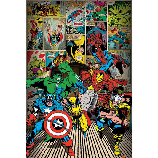 167986 Marvel Comics Poster Heroes 111