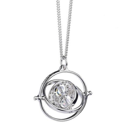 169971 Harry Potter Sterling Silver Crystal Necklace Time Turner