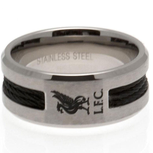 17137 Liverpool FC Black Inlay Ring