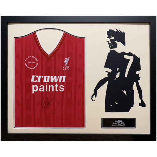 Liverpool FC Dalglish Signed Shirt Silhouette