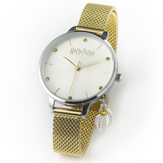 173384 Harry Potter Crystal Charm Watch Golden Snitch