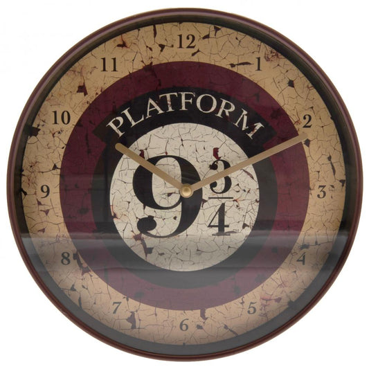 179208 Harry Potter Wall Clock 9 3 Quarters