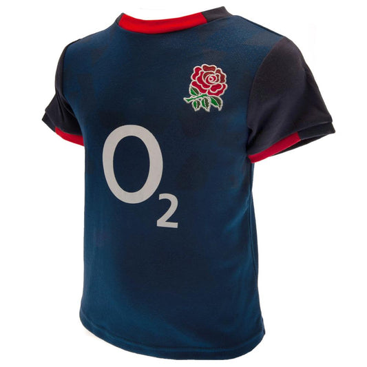 183904 England RFU Shirt Short Set NV 1