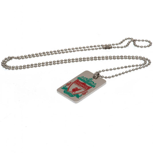 187647 Liverpool FC Enamel Crest Dog Tag Chain 1