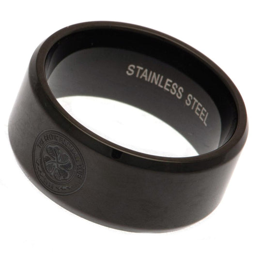 188345 Celtic FC Black IP Ring 1