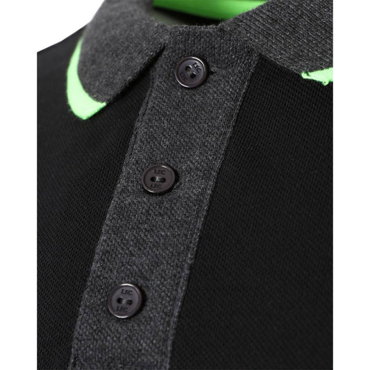 189901 Liverpool FC Neon Panel Polo Mens Charcoal 1