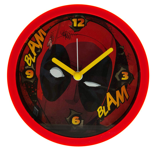 192360 Deadpool Desktop Clock 1