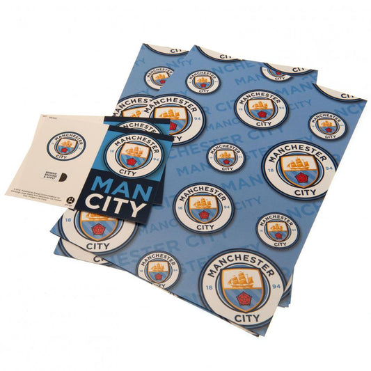 192930 Manchester City FC Gift Wrap