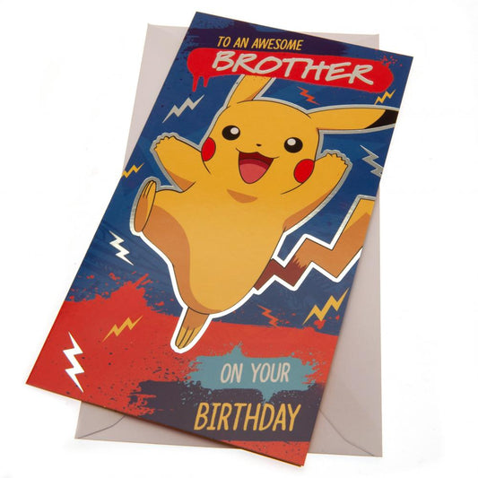 192936 Pokemon Birthday Card Brother