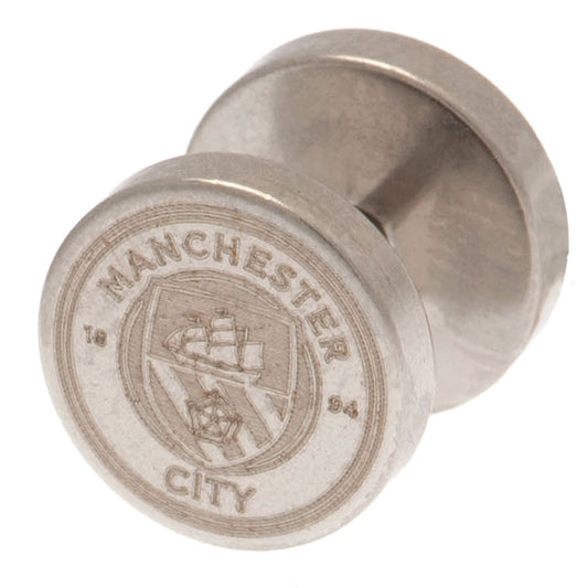 22219 Manchester City FC Stainless Steel Stud Earring 1