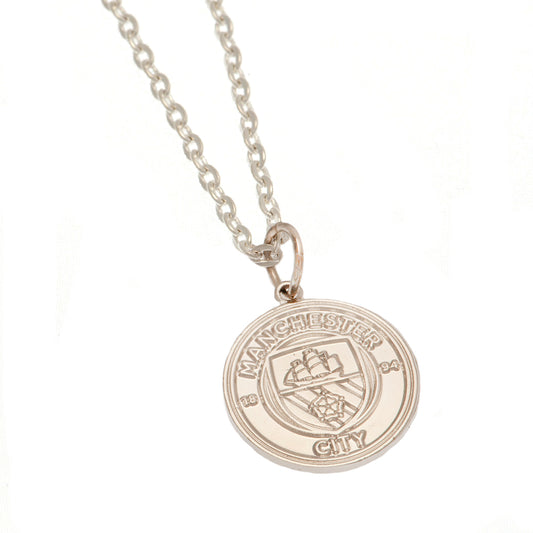 22974 Manchester City FC Silver Plated Pendant Chain 1