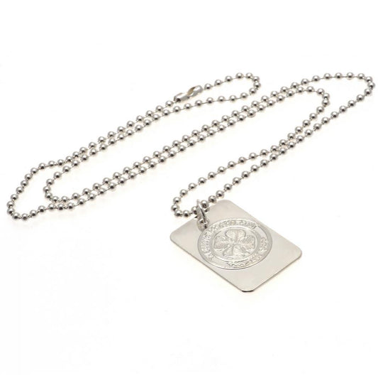 23652 Celtic FC Silver Plated Dog Tag Chain 1