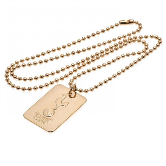 36172 Tottenham Hotspur FC Gold Plated Dog Tag Chain 1