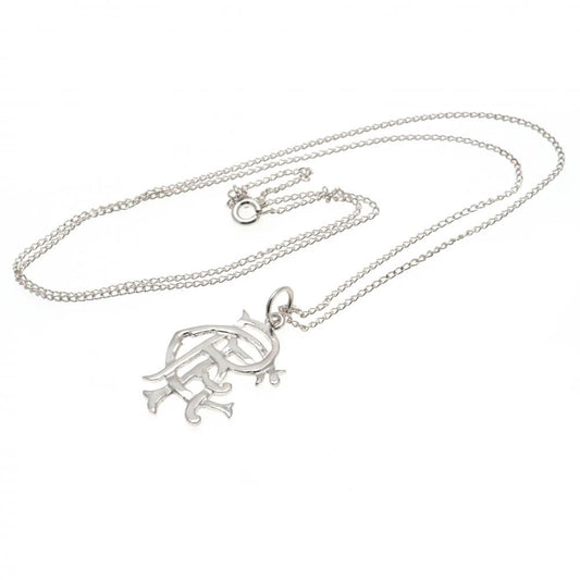 Rangers FC Sterling Silver Pendant & Chain Large