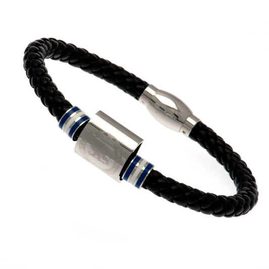 65986 Chelsea FC Colour Ring Leather Bracelet