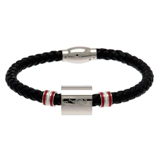 65990 Liverpool FC Colour Ring Leather Bracelet 1