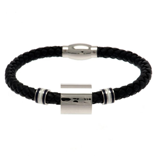 65997 Tottenham Hotspur FC Colour Ring Leather Bracelet 1