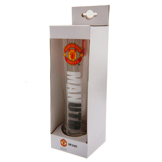 70723 Manchester United FC Tall Beer Glass 1