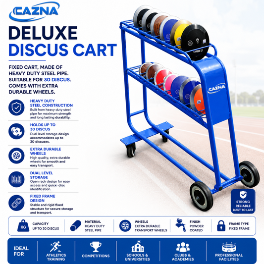 Cazna Deluxe Discus Cart - Holds 30