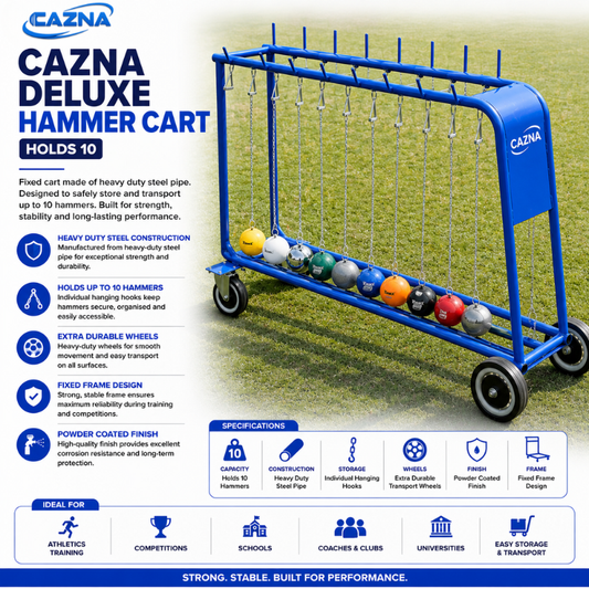 Cazna Deluxe Hammer Cart – Holds 10
