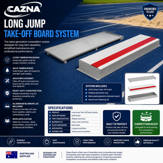 Cazna Long Jump Take Off Board System
