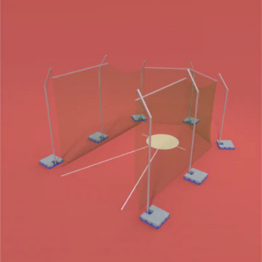Cazna Gold Portable Discus Cage