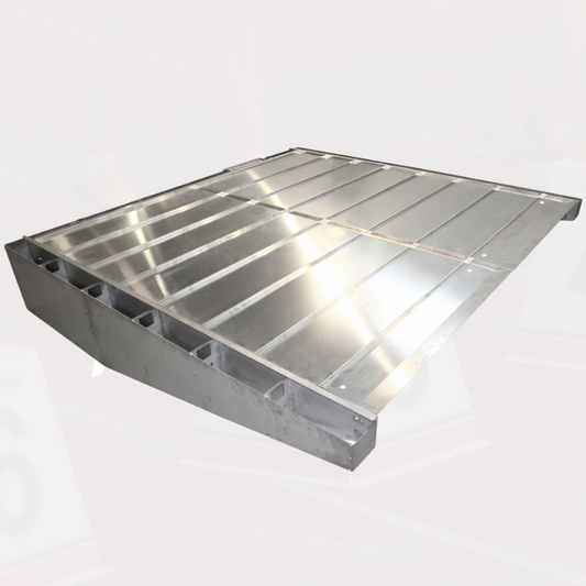 Polanik steel-aluminium cover for water jump pit