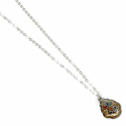 Harry Potter Silver Plated Necklace Hogwarts 1