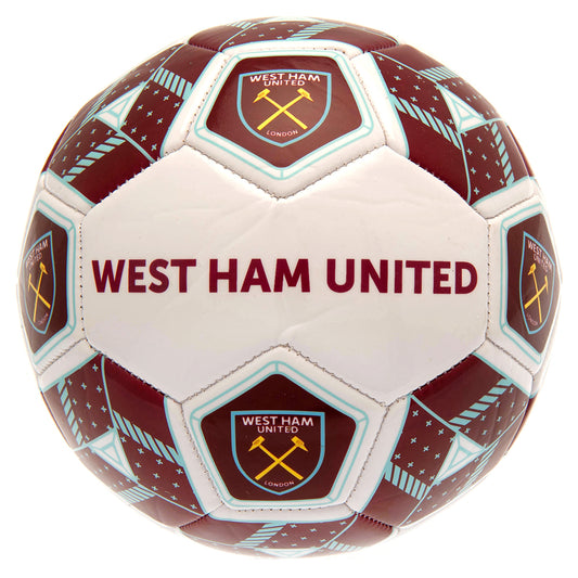 West Ham United FC Football Size 3 HX 1