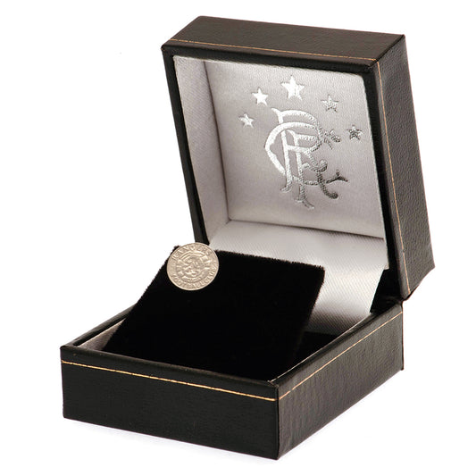 Rangers FC Ready Crest Sterling Silver Stud Earring 1