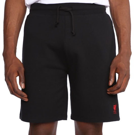 Liverpool FC Sweat Shorts Mens Black 1