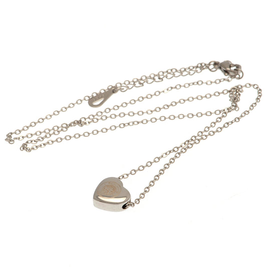 Manchester City FC Stainless Steel Heart Necklace 1