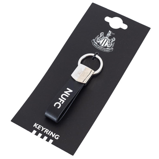 Newcastle United FC Leather Strap Keyring 2
