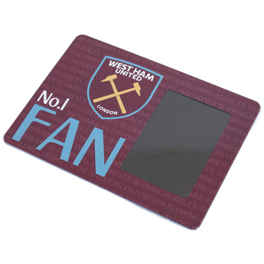 West Ham United FC No1 Fan Picture Frame Sign 1