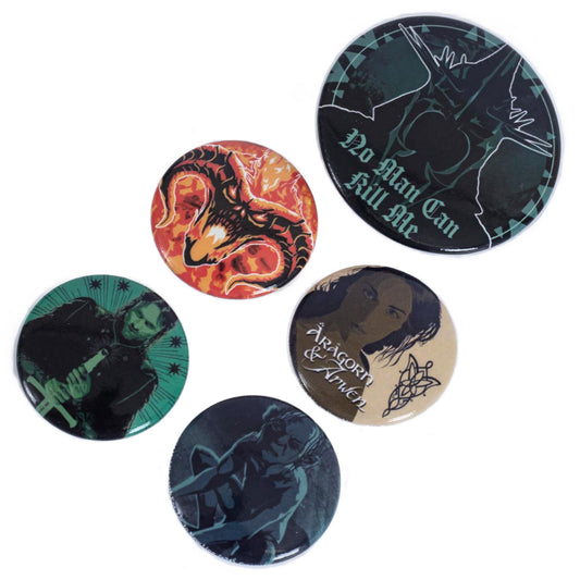 The Lord of the Rings Button Badge Set 1