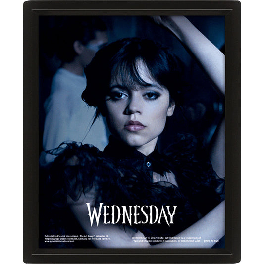 Wednesday Goo Goo Muck Framed 3D Picture 1