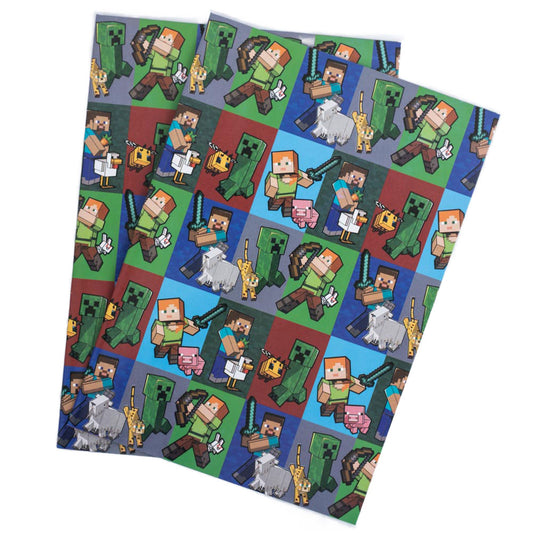 Minecraft Gift Wrap 1