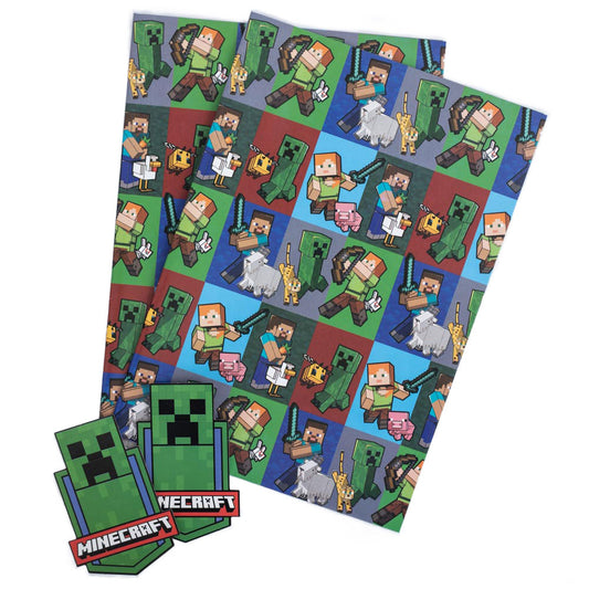 Minecraft Gift Wrap