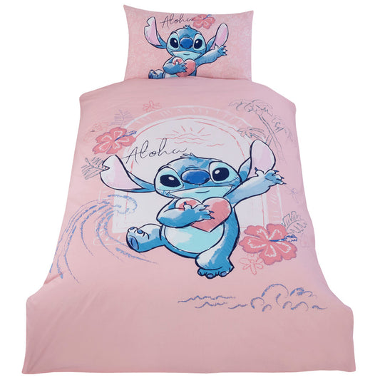 Lilo Stitch Aloha Single Duvet Set
