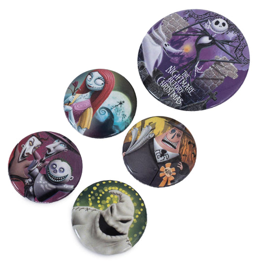 The Nightmare Before Christmas Button Badge Set 1