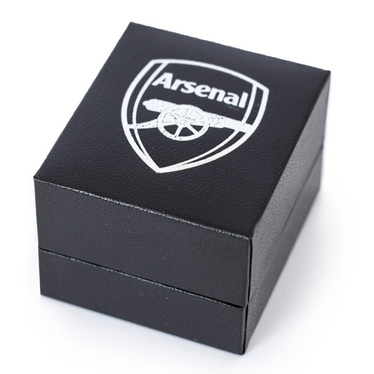 Arsenal FC 18ct Gold Plated on Silver Signet Ring - U